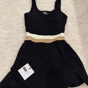 Remi Dress Sandshell Colorblock